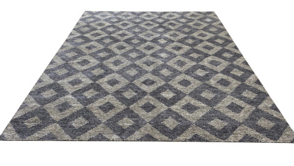 Rug# 30696, Tibitan weave Himalayan Modern design 60 knts quality, wool and bamboo silk , India, size 306x247 cm (2)