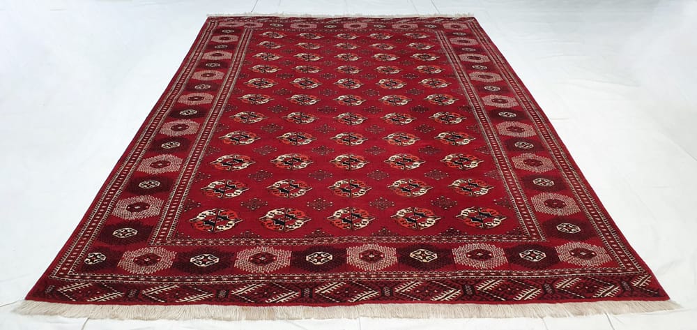 Rug# 4531 , Vintage Tekke clan Turkaman, mid 20th c, immaculate, size 334x233 cm