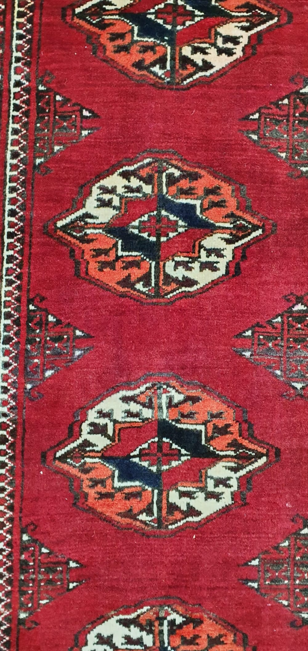 Rug# 4531 , Vintage Tekke clan Turkaman, mid 20th c, immaculate, size 334x233 cm (4)
