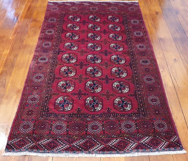 Rug# 7005A, Antique Tekke- Turkaman Early 20th c, collectable, Persia, size 200x110 cm, RRP3500, on special $1500 (2)