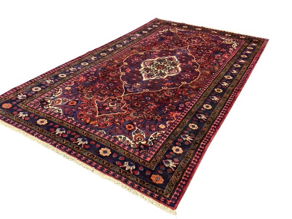 Rug#10560, vintage Armani-weave Bakhtiar, circa 1940, cottage weave, rare piece, West Persia, size 365x215 cm (2)