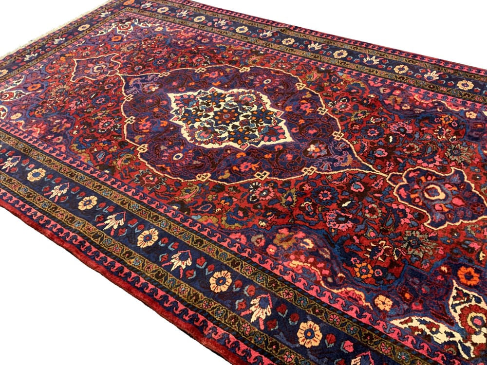 Rug#10560, vintage Armani-weave Bakhtiar, circa 1940, cottage weave, rare piece, West Persia, size 365x215 cm (6)