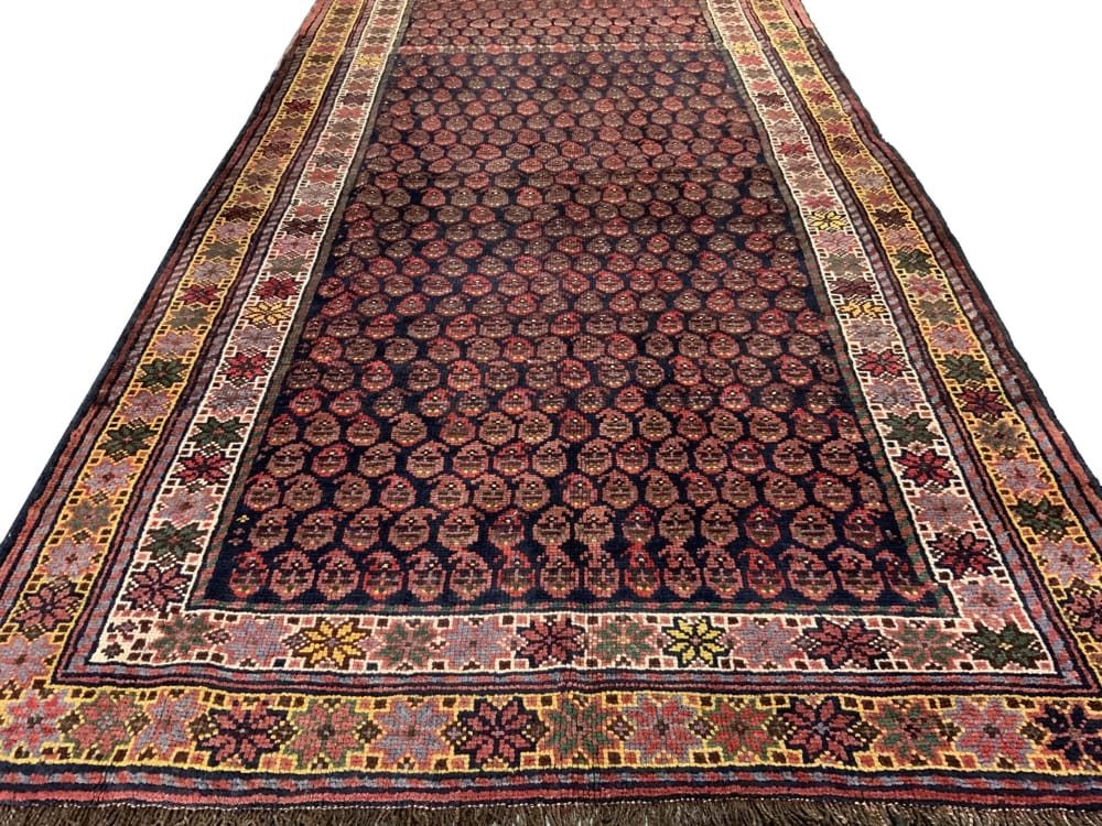 Rug#10576 Antique Caucasian, Day-Bed rug, circa1900, all wool rare & collectable, Persia, size 253x124cm (8)