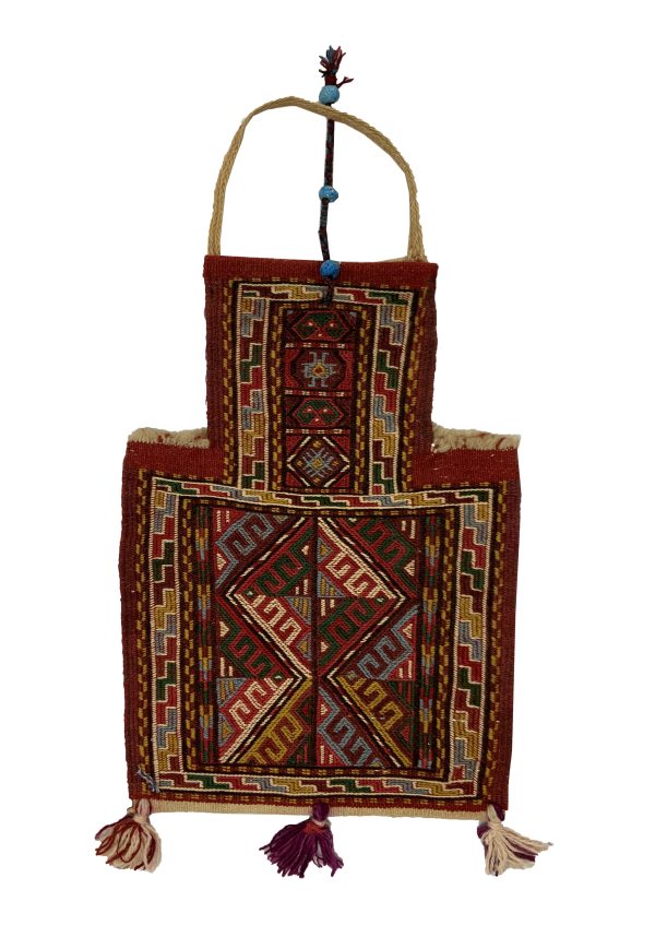 Rug# 10524, Antique salt-Bag, Azari, circa 1930, Persia, size 49x31 cm (1)