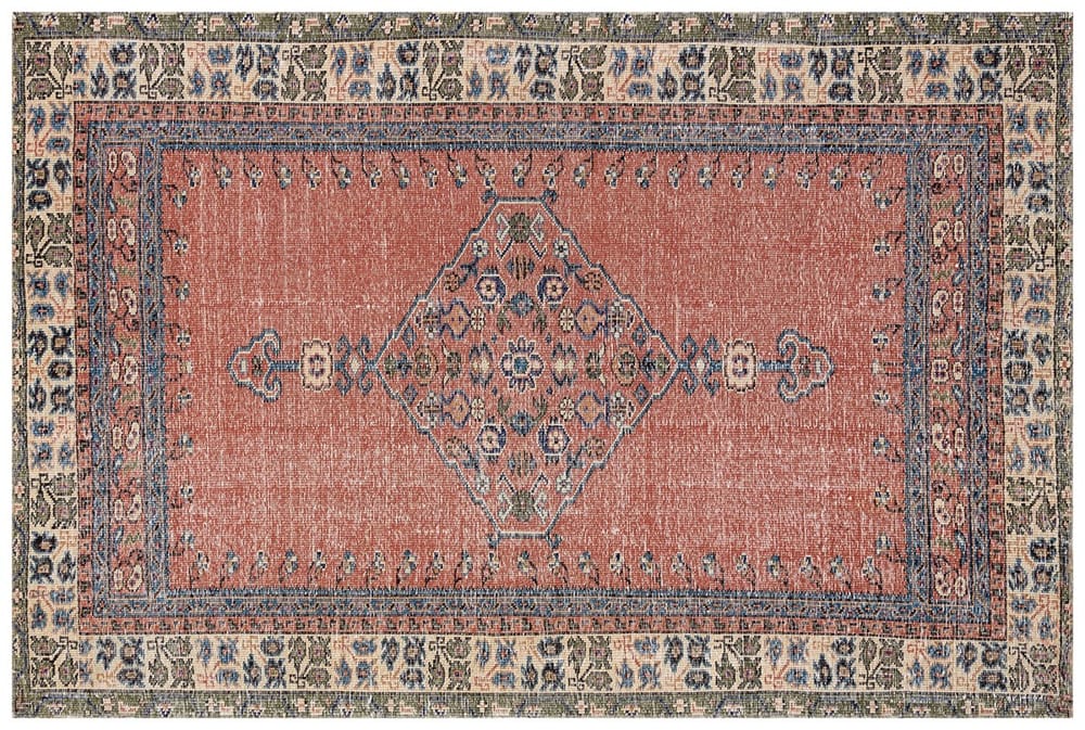 Rug# 73868, Overdyed vintage Qaisari style Turkish rug from 1940, size 174x114 cm (2)