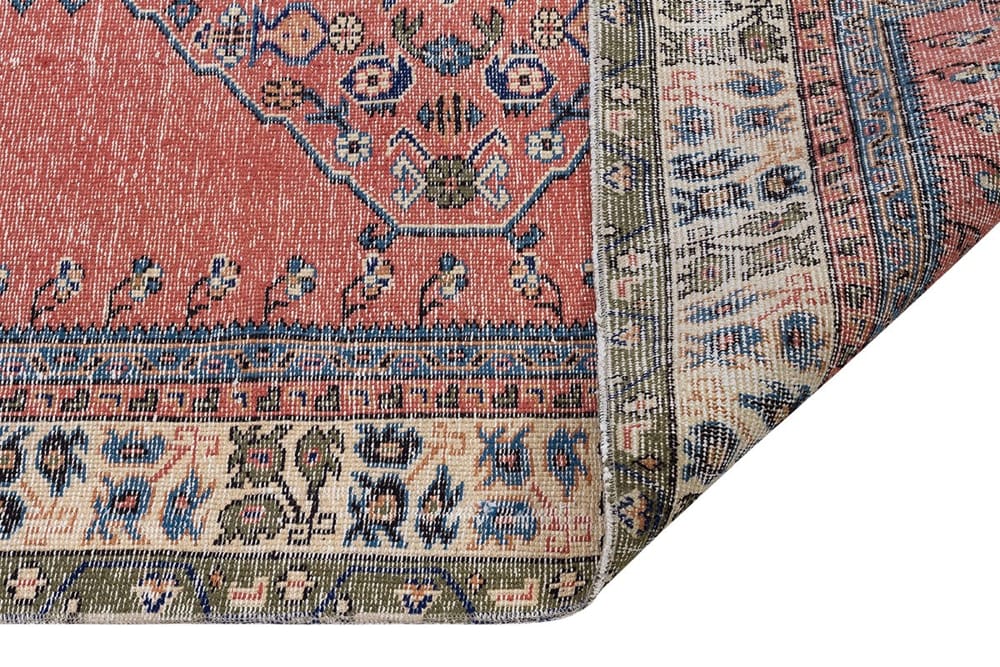 Rug# 73868, Overdyed vintage Qaisari style Turkish rug from 1940, size 174x114 cm (4)