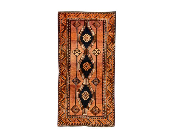 Rug#10436, Nomadic weave Luri, c.1940, all wool , Rare piece, South Persia, size 238x115 cm (2)