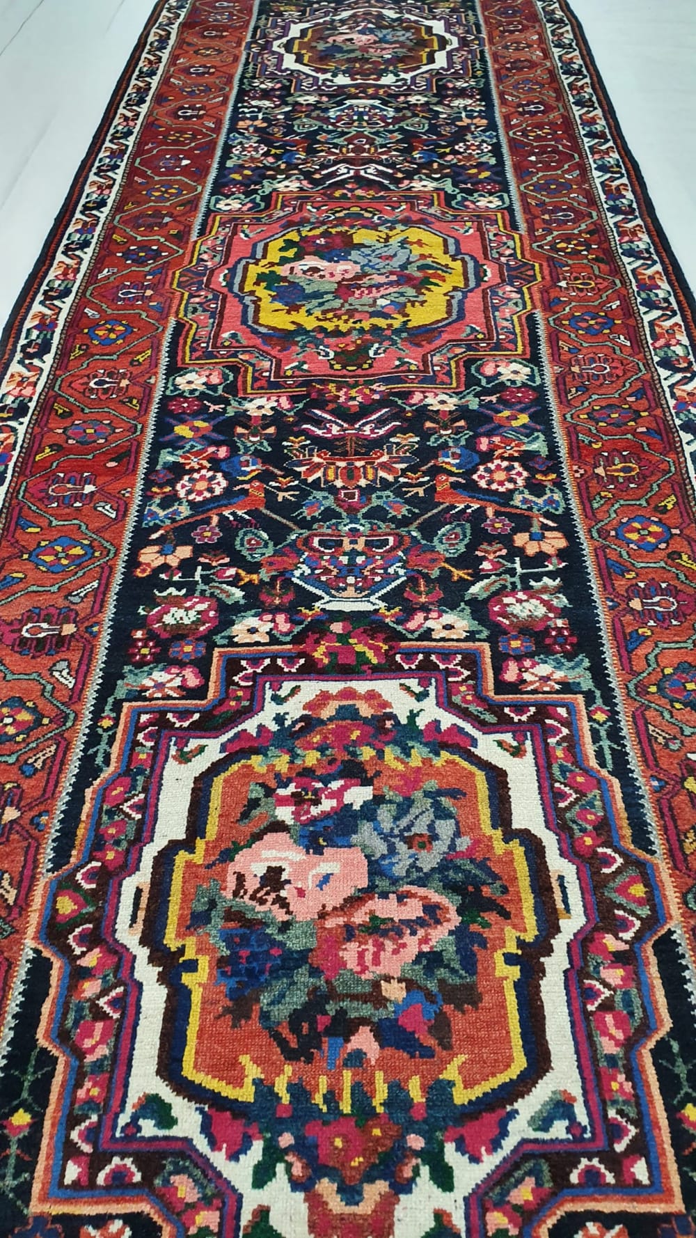 Lot 50, Antique Bakhtiar, Phradonbeh , Kurdi weave, collectable, c.1900, Persia, size 400x110 cm, RRP $12000 (4)