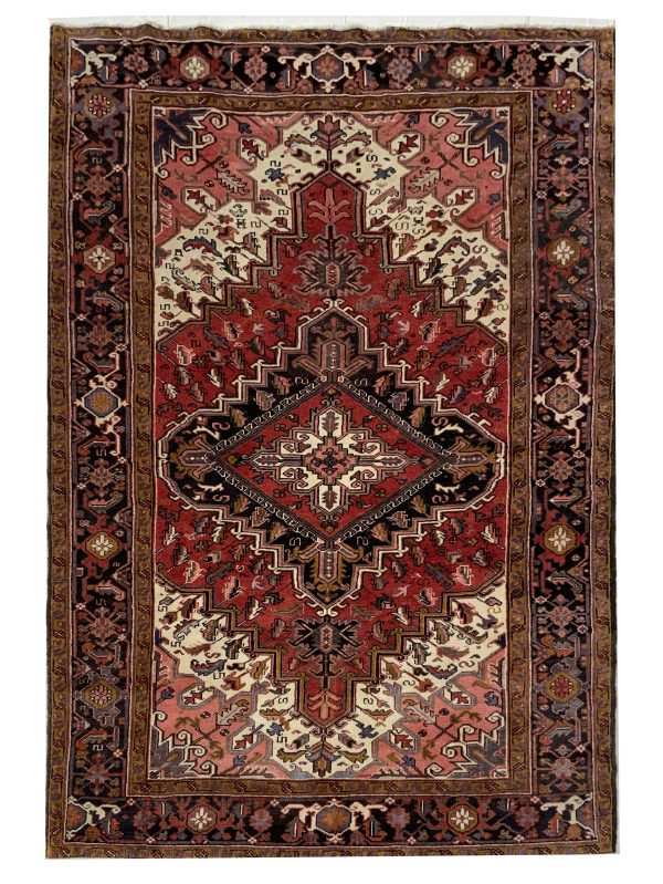 Rug# 10134, Old Heriz , c. 1960, immaculate condition, cottage weave, Eastern Azarbaiejan region, Persia, size 297x205 cm (2)