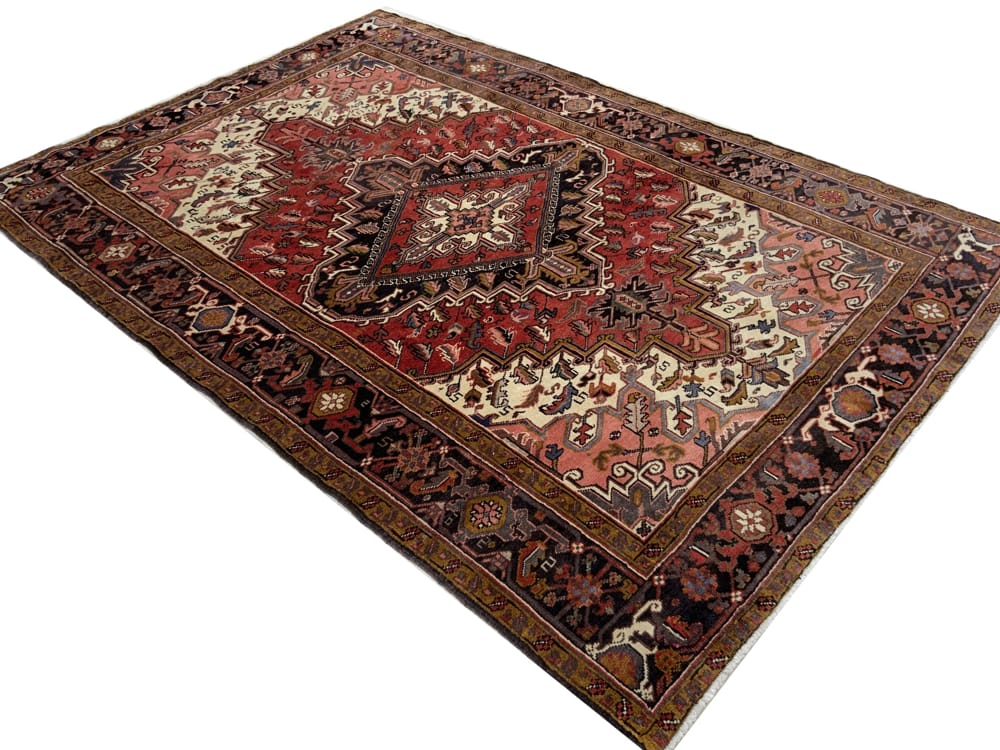 Rug# 10134, Old Heriz , c. 1960, immaculate condition, cottage weave, Eastern Azarbaiejan region, Persia, size 297x205 cm (3)