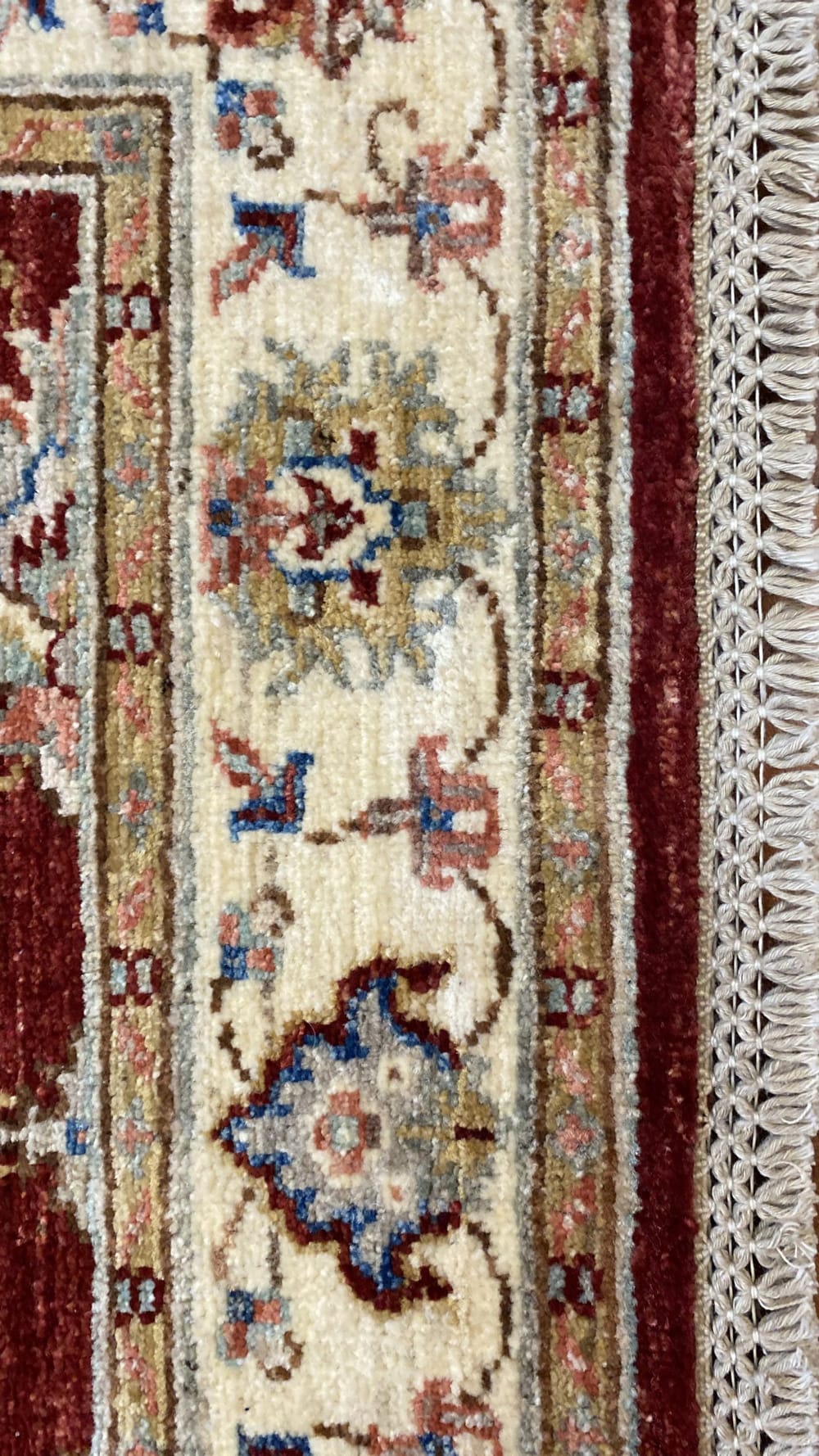 Rug# 24983, Afghan Turkaman weave, 19th c Sultanabad design, HSW, V.D, size 296x84 cm RRP $2300, Special $900 (5)