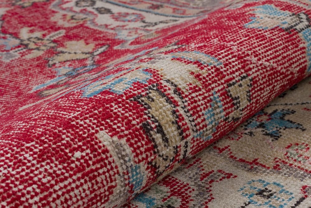 Rug# 53883, Overdyed vintage Qaisari style Turkish rug from 1940, size 296x172 cm (4)
