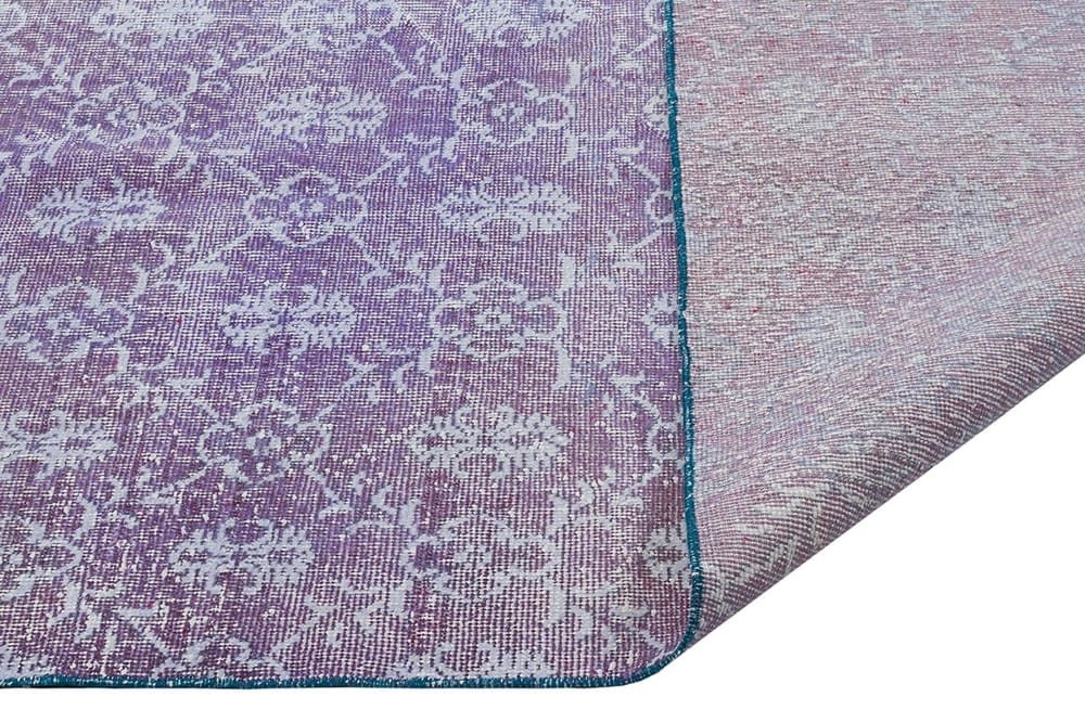 Rug# 57232, Overdyed vintage Qaisari style Turkish rug from 1940, size 307x187 cm