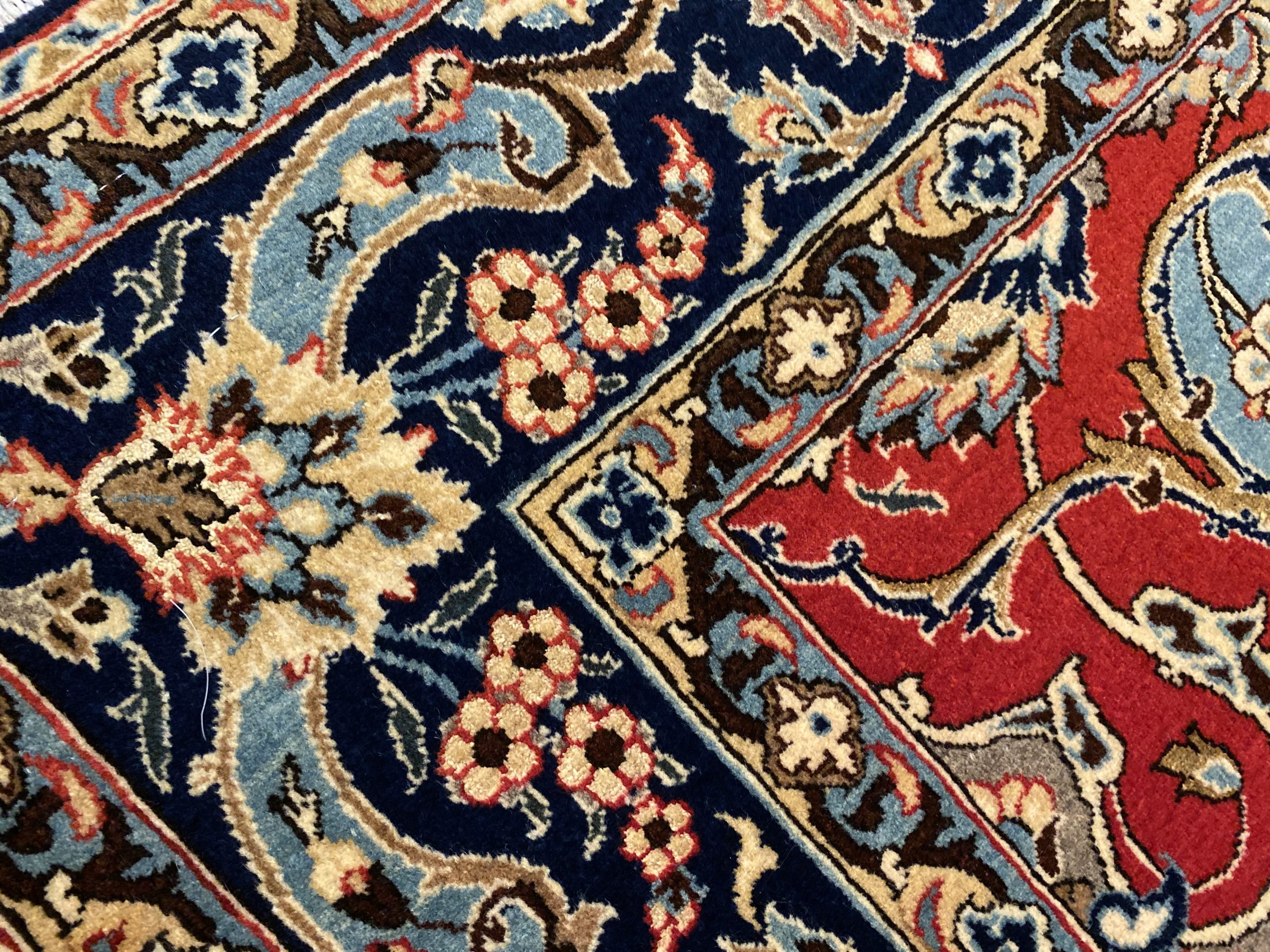 Rug# 5852, vintage Qum wool pile, circa 1945, silk inlay, immaculate, Persia, size 210x140 cm, RRP $8000 , on special $3000 (7)