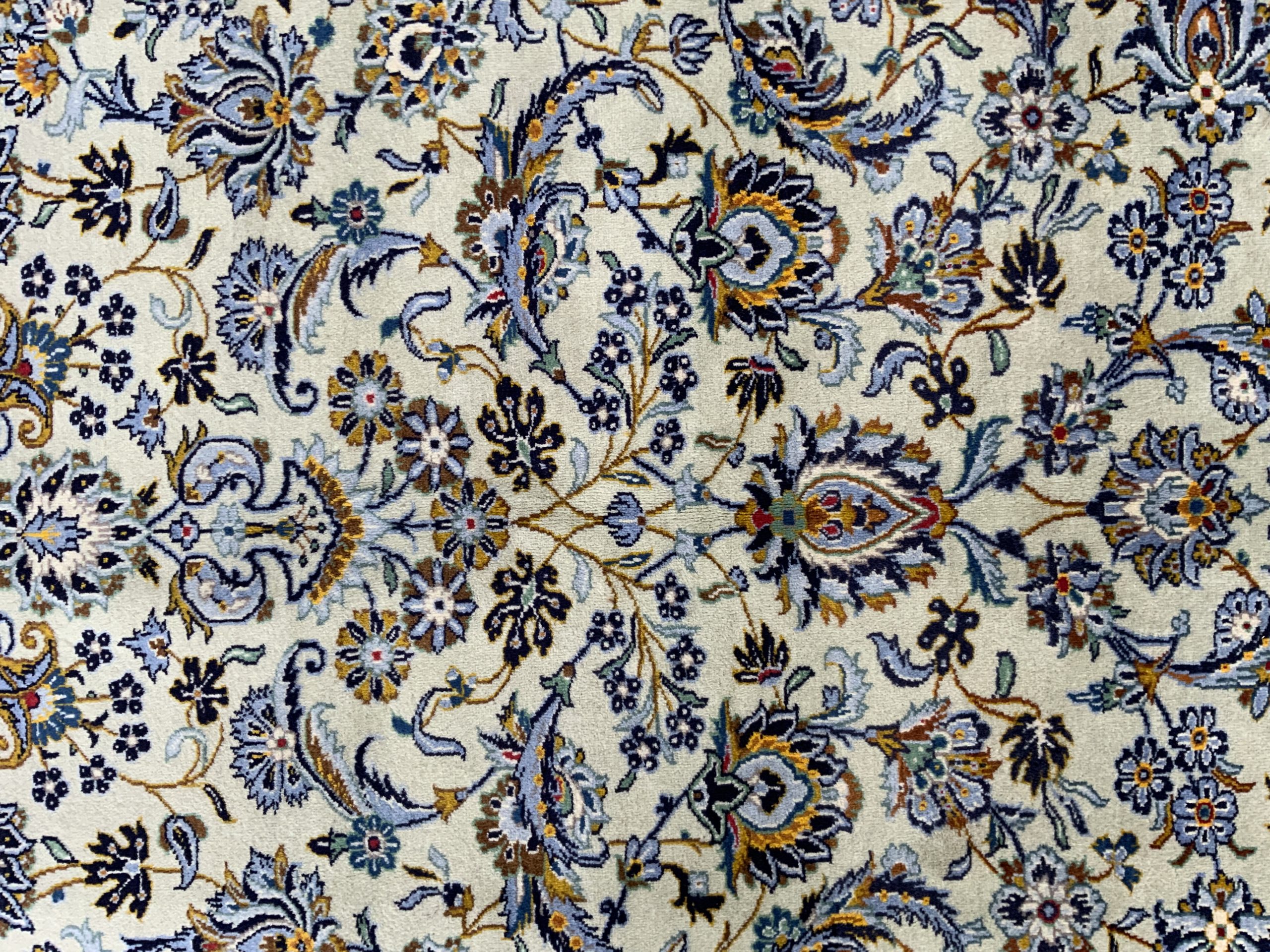 Rug#10420, Persian Kashan, circa 1960, fine wool pile, rare design, very durable, Persia, size 385x290 cm (6)